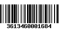 Código de Barras 3613460001684