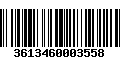 Código de Barras 3613460003558