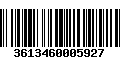 Código de Barras 3613460005927