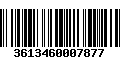 Código de Barras 3613460007877