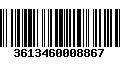 Código de Barras 3613460008867