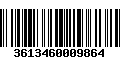 Código de Barras 3613460009864