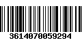 Código de Barras 3614070059294