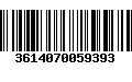 Código de Barras 3614070059393