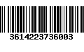 Código de Barras 3614223736003