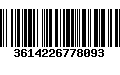 Código de Barras 3614226778093