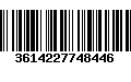 Código de Barras 3614227748446