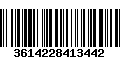 Código de Barras 3614228413442