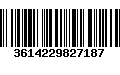 Código de Barras 3614229827187