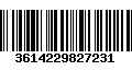 Código de Barras 3614229827231