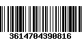 Código de Barras 3614704390816