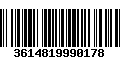 Código de Barras 3614819990178