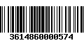 Código de Barras 3614860000574