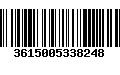 Código de Barras 3615005338248