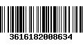 Código de Barras 3616182008634