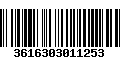 Código de Barras 3616303011253