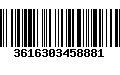 Código de Barras 3616303458881