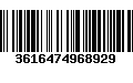 Código de Barras 3616474968929