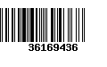 Código de Barras 36169436