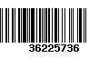 Código de Barras 36225736