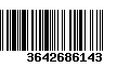 Código de Barras 3642686143