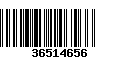 Código de Barras 36514656