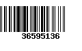 Código de Barras 36595136