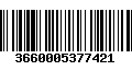 Código de Barras 3660005377421