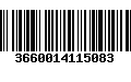 Código de Barras 3660014115083