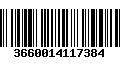 Código de Barras 3660014117384