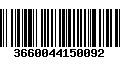 Código de Barras 3660044150092