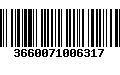 Código de Barras 3660071006317