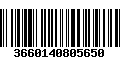 Código de Barras 3660140805650