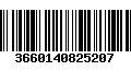 Código de Barras 3660140825207