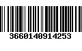 Código de Barras 3660140914253