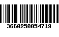 Código de Barras 3660250054719