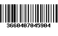 Código de Barras 3660407045904