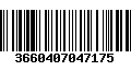 Código de Barras 3660407047175