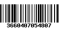 Código de Barras 3660407054807