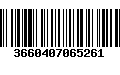 Código de Barras 3660407065261