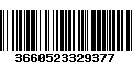 Código de Barras 3660523329377