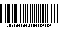 Código de Barras 3660603000202