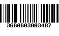 Código de Barras 3660603003487