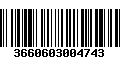 Código de Barras 3660603004743