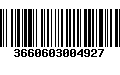 Código de Barras 3660603004927