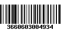 Código de Barras 3660603004934