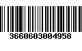 Código de Barras 3660603004958