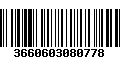 Código de Barras 3660603080778