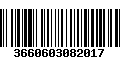 Código de Barras 3660603082017