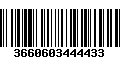 Código de Barras 3660603444433